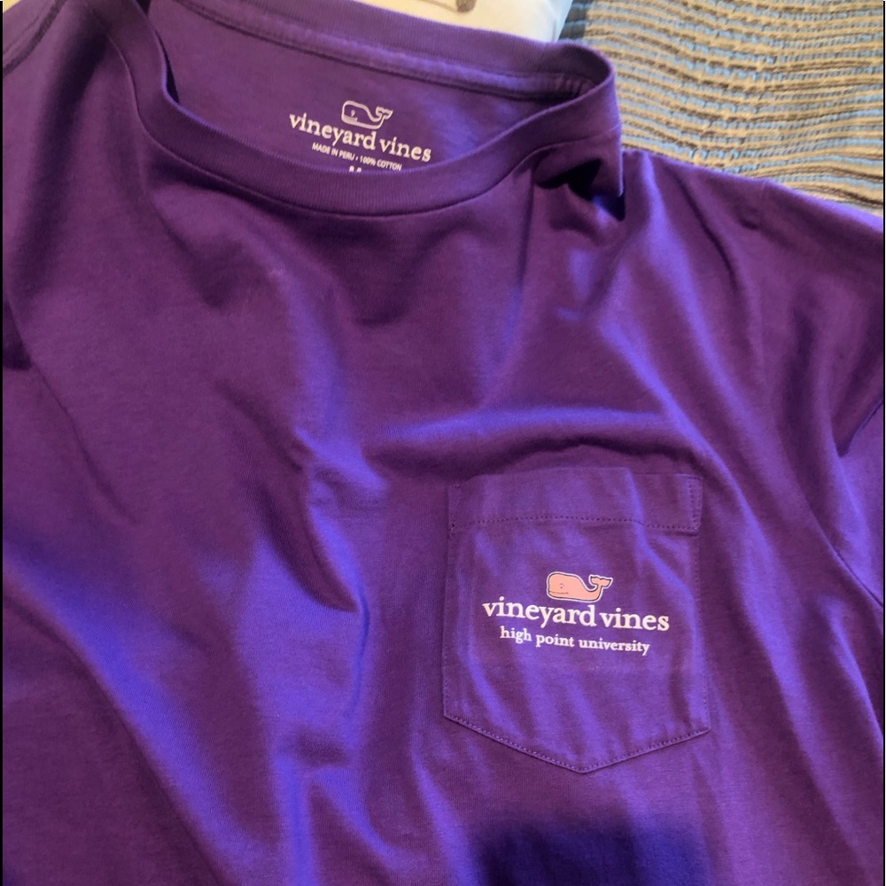 Vineyard vines L/S High Point University tee